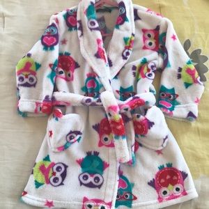Children’s 3T Plush Owl Robe
